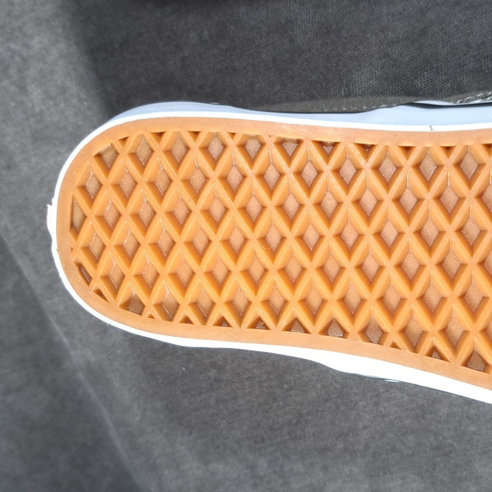Vans Checkerboard Slip-On Sneakers in White and Gray - Picture 7 of 16